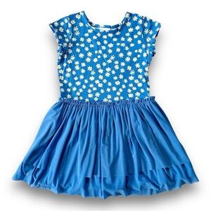 Hanna Andersson | Blue Daisy Tulle Dress (6-7 yrs) 🌼💙
